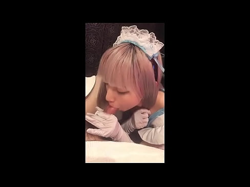 ❤️ Јапански идол [маиука], костим француске собарице, први део, пушење и дркање са лосионом Квалитет порно код нас ﹏